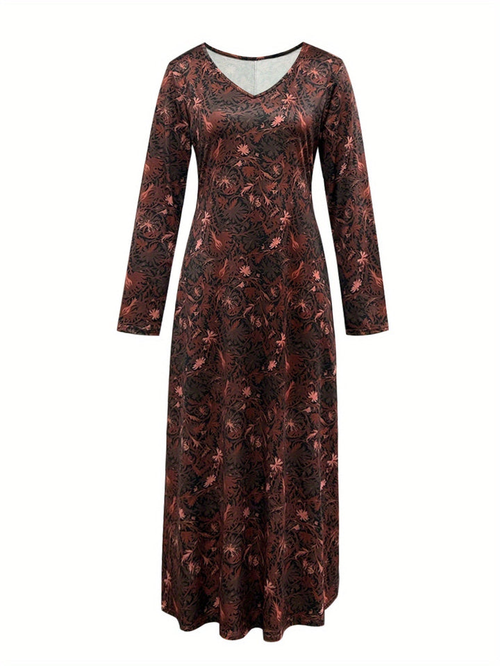 KENDAL FLORAL MAXI DRESS