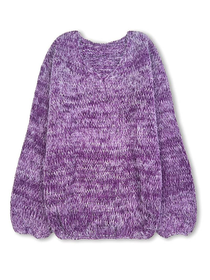 LITAL ELEGANT SOFT V-NECK SWEATER