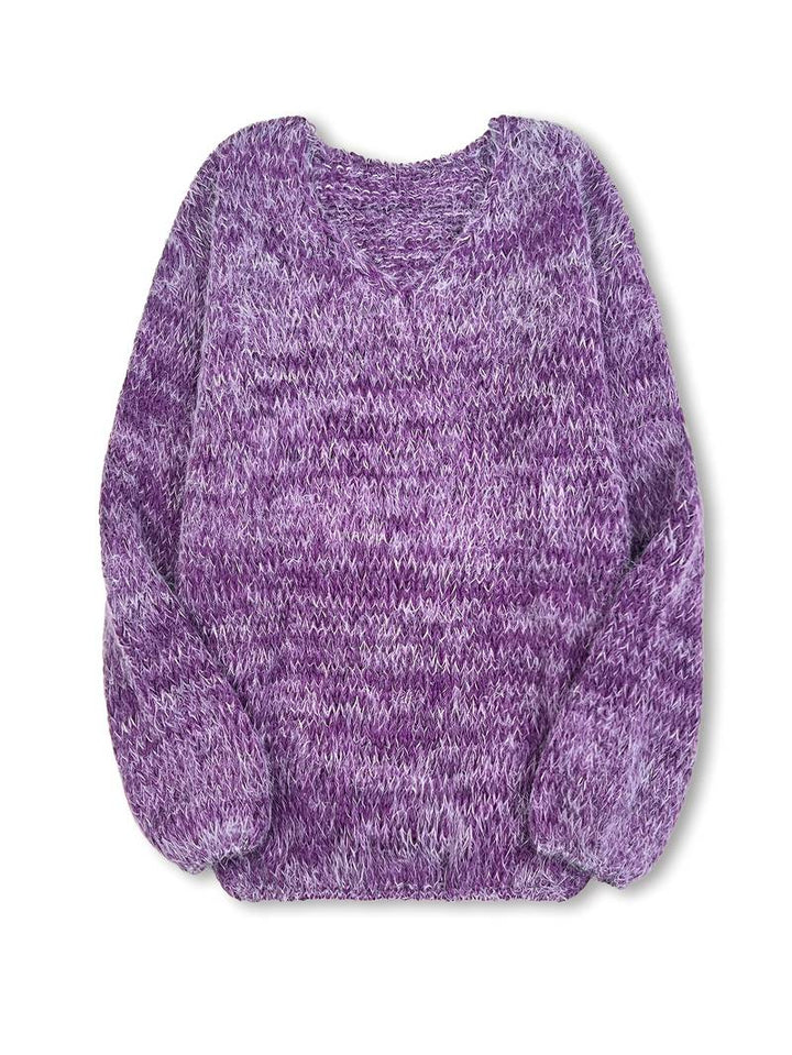 LITAL ELEGANT SOFT V-NECK SWEATER
