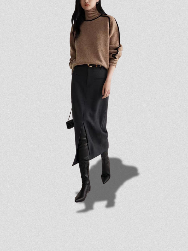 ELOISE CONTRAST SWEATER