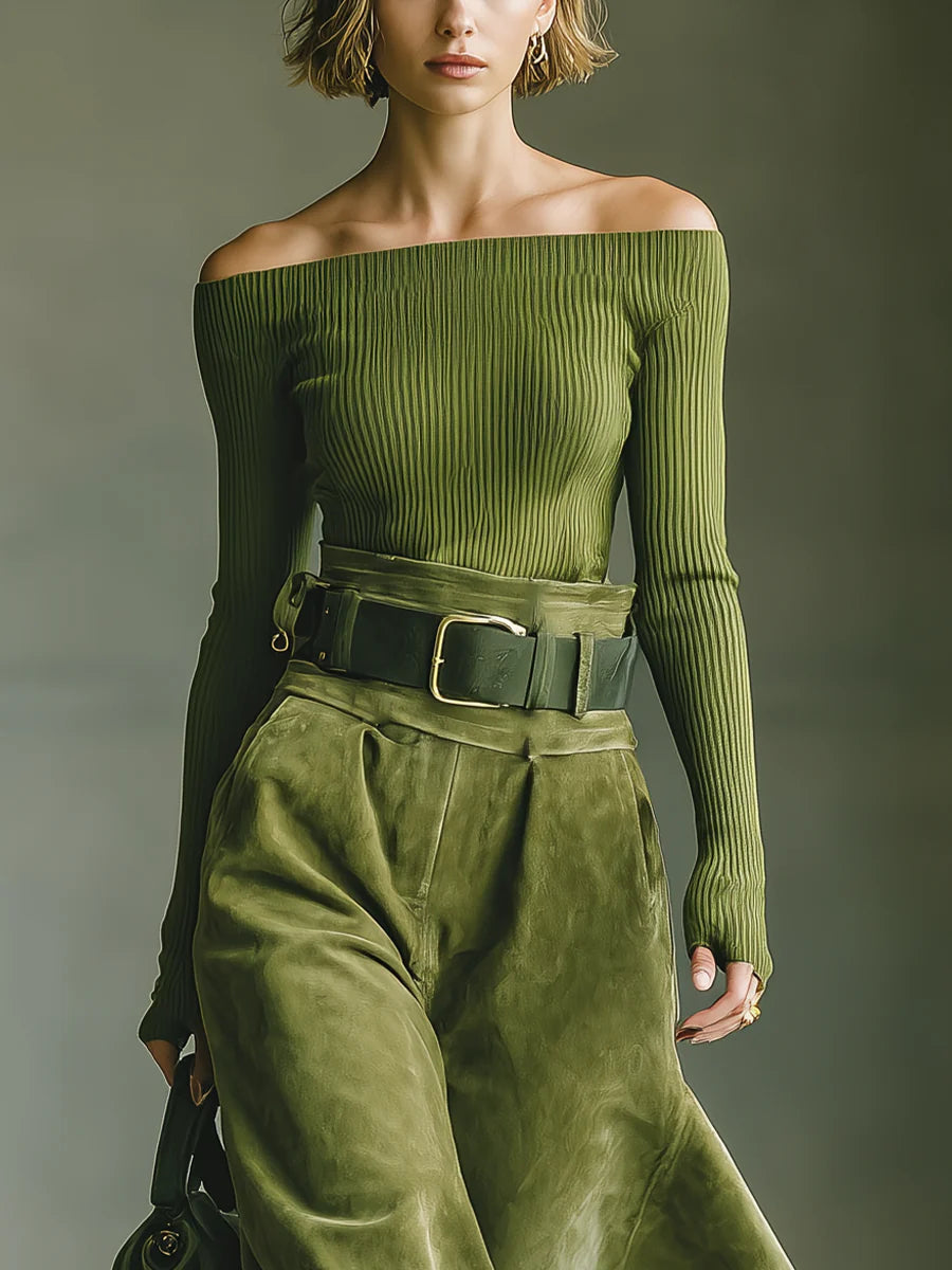 MARELLA OFF-SHOULDER CHIC SET