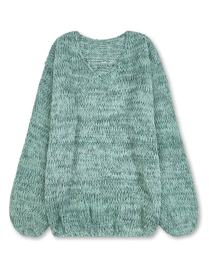 LITAL ELEGANT SOFT V-NECK SWEATER