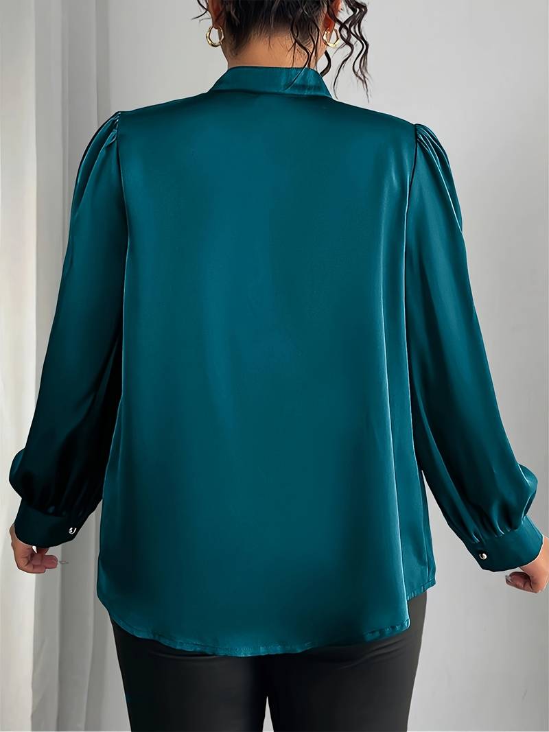 ELISHEVA ELEGANT BUBBLE SLEEVE TOP