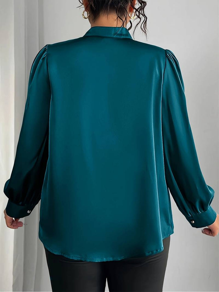 ELISHEVA ELEGANT BUBBLE SLEEVE TOP