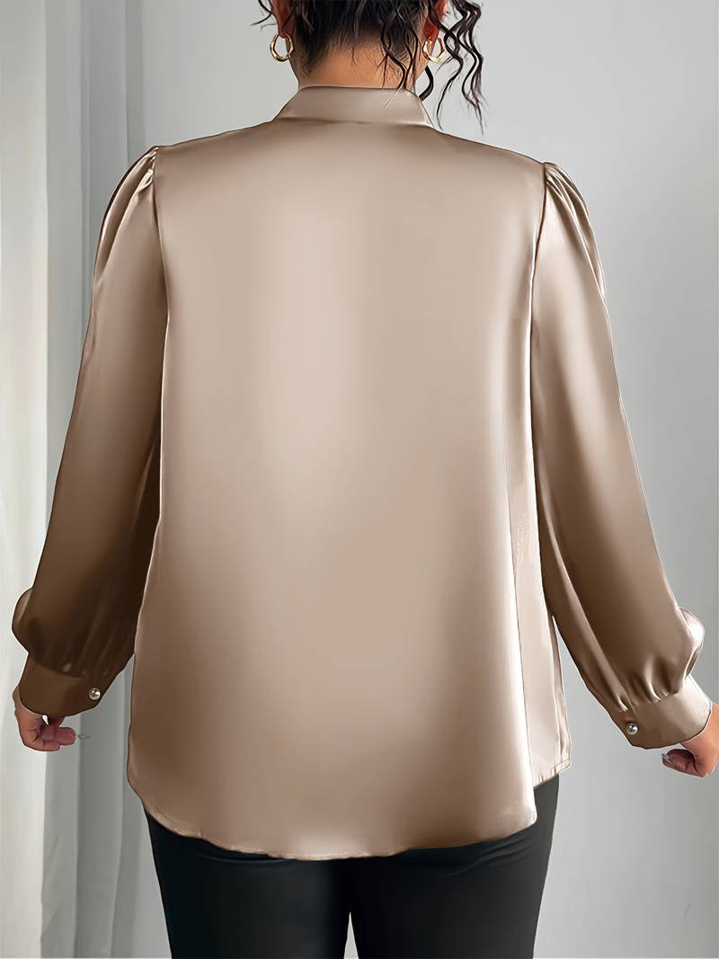 ELISHEVA ELEGANT BUBBLE SLEEVE TOP