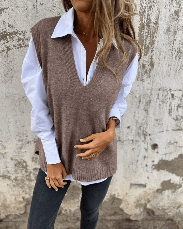 FINJA COZY KNIT VEST