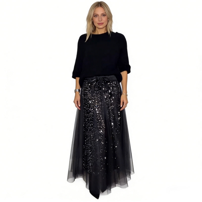CARISSA SPARKLE TOP & TULLE SKIRT SET